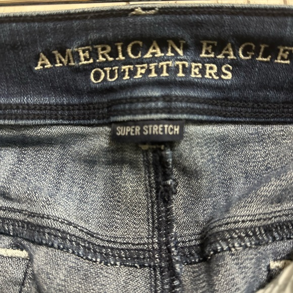 American Eagle Outfitters Dark Blue Kick Boot Jeans Size 10 - Picture 6 of 7